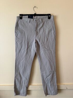 Daniel Cremieux Linen Cotton Key  West Collection Soho 38 38x32 Pants  Gray NEW